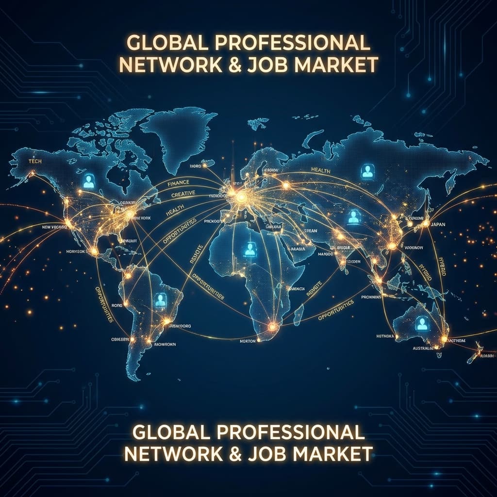 Global Hiring Network Visualization